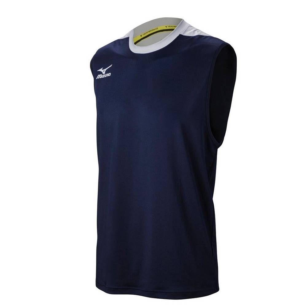 Mizuno Men's Cutoff Jersey Navy/Silver (440633-OSU)